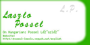 laszlo possel business card